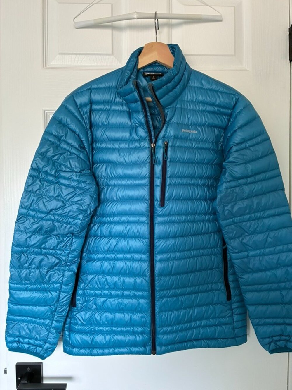 Men's Patagonia Ultralight Down Jacket Coat Size Small - Blue